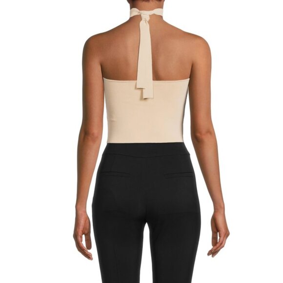 Alice + Olivia ​Tomiko Convertible Sleeveless Cropped Halter Top | Size M - Picture 2 of 2